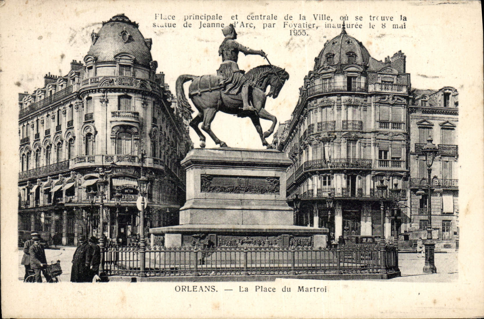 CPA Orleans La Place du Martroi 