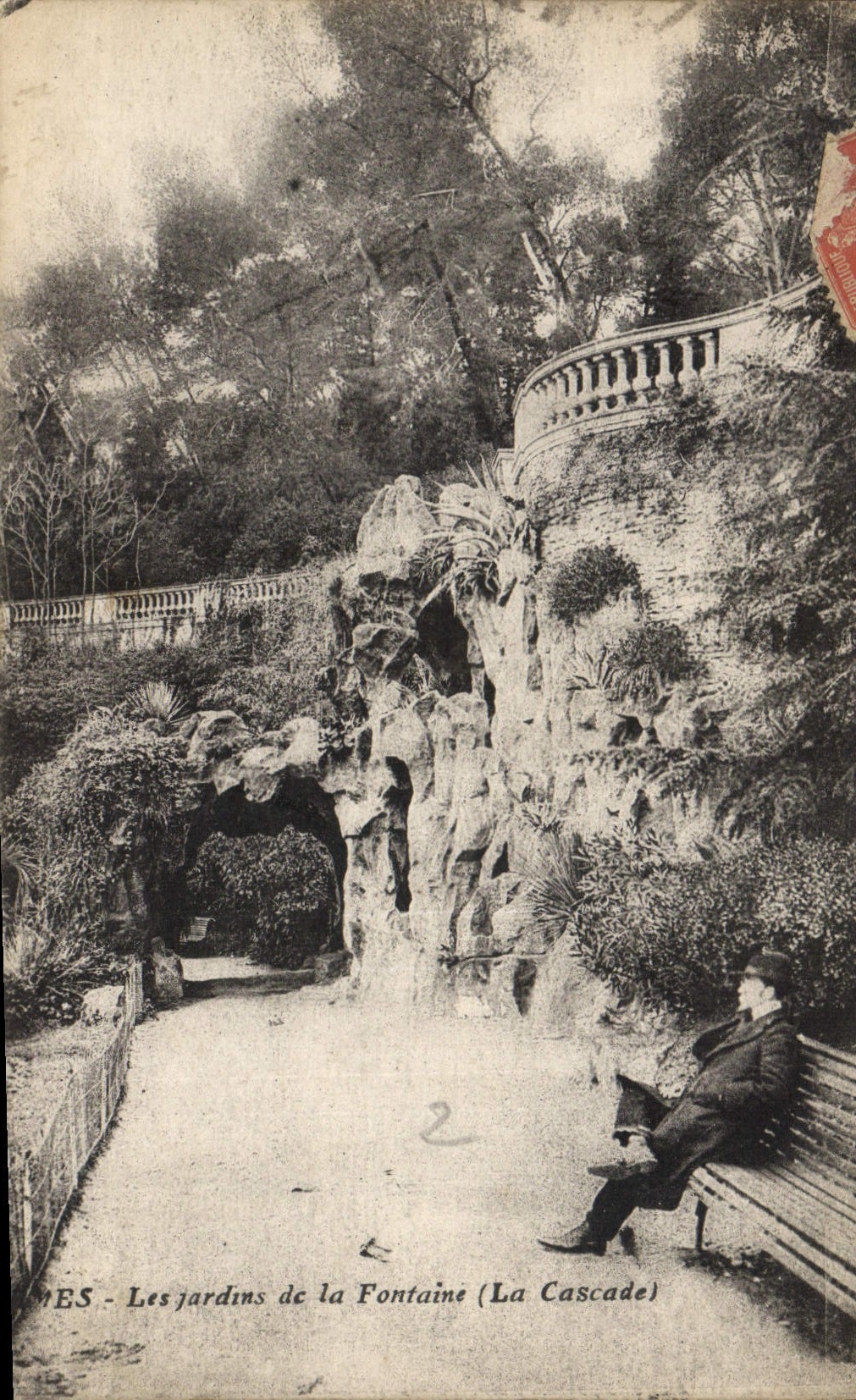 CPA Les Jardins de la Fontaine La Cascade 