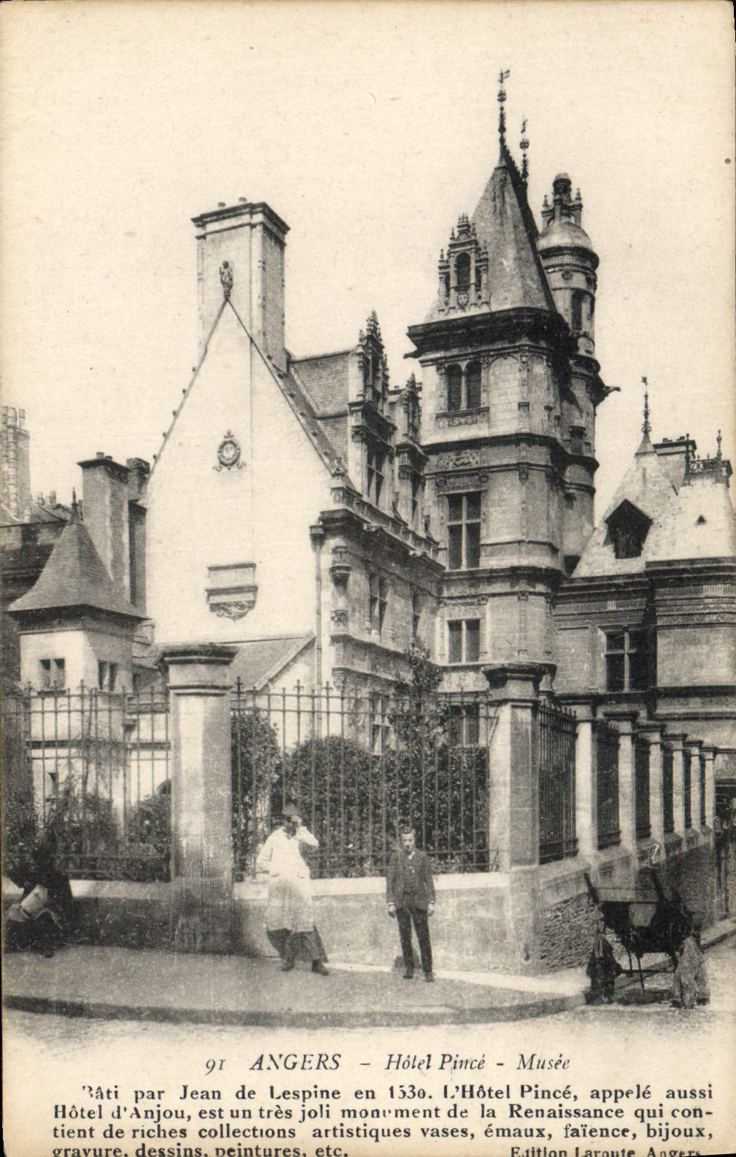 CPA Angers Hotel Pince Musee 