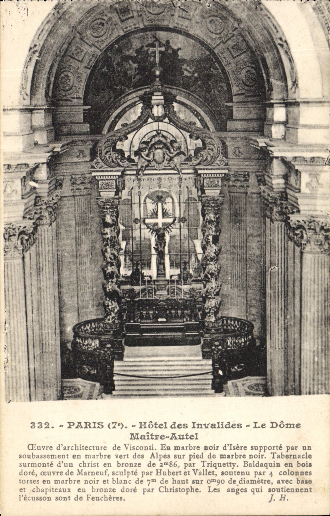 CPA Paris Hotel des nvalides Le Dome Maitre Autel Ceuvre d'architecture de Visconti