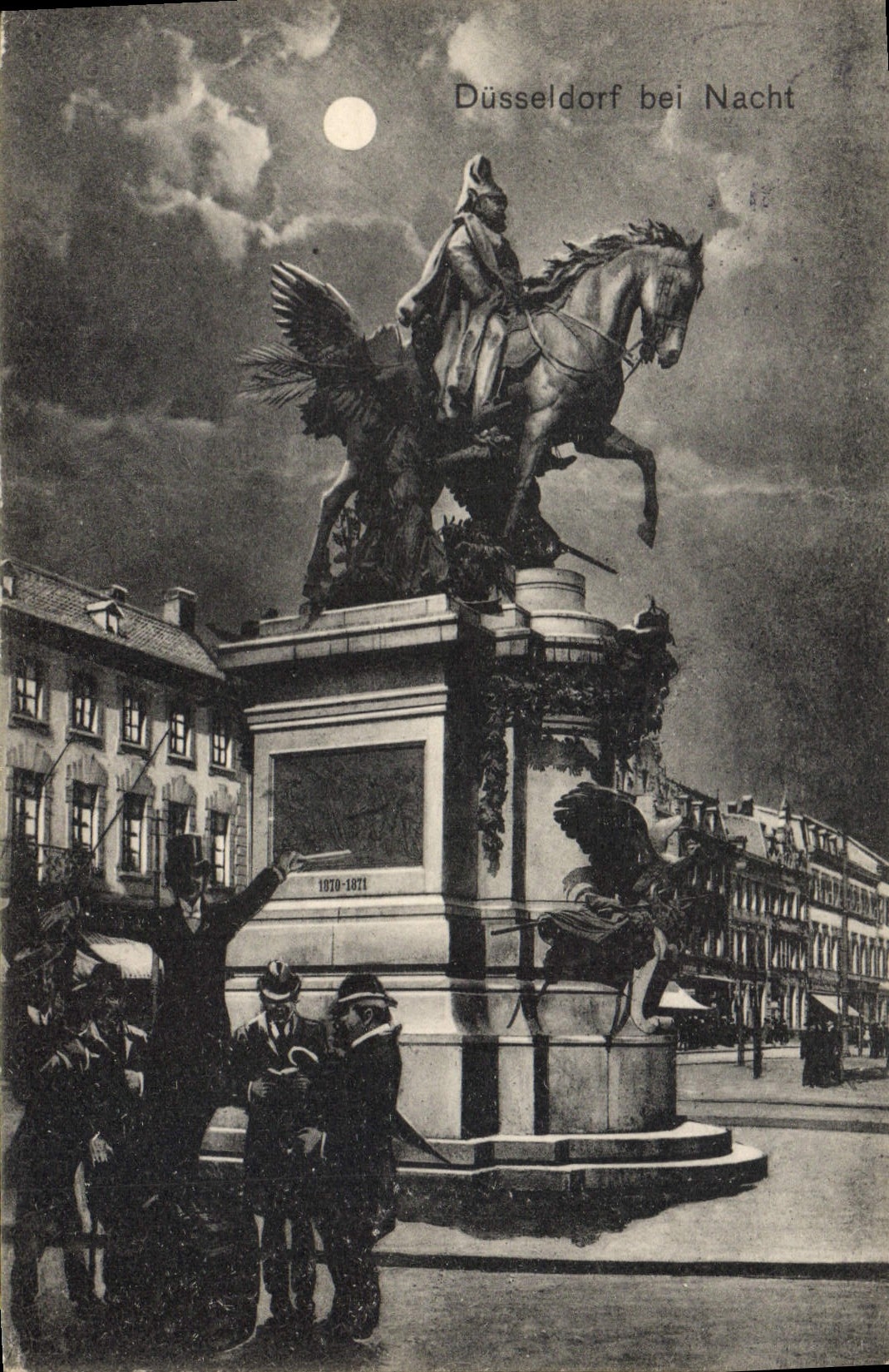CPA Dusseldorf bei Nacht 