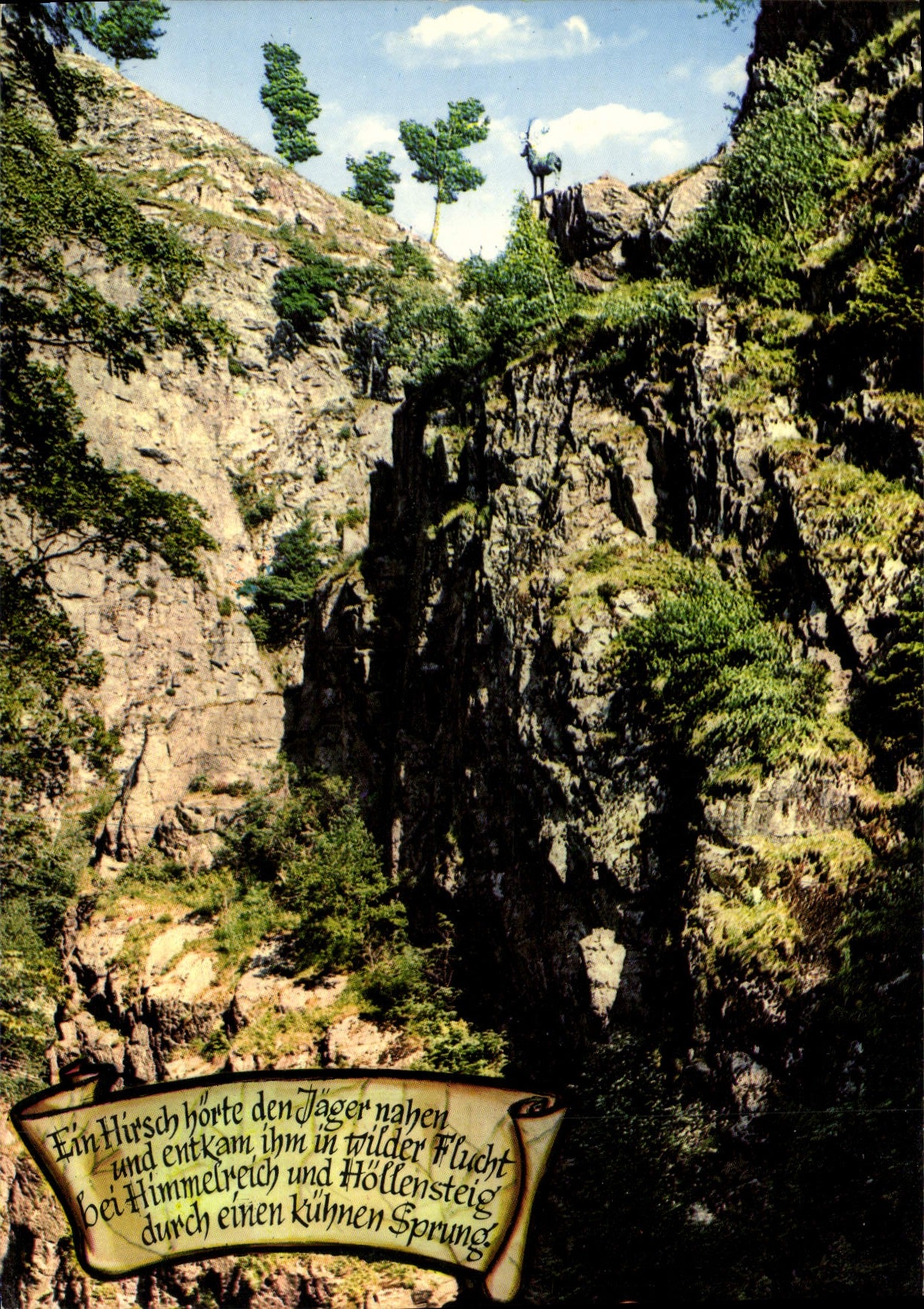 CPA Hollental im Schwarzwald Hirschsprung