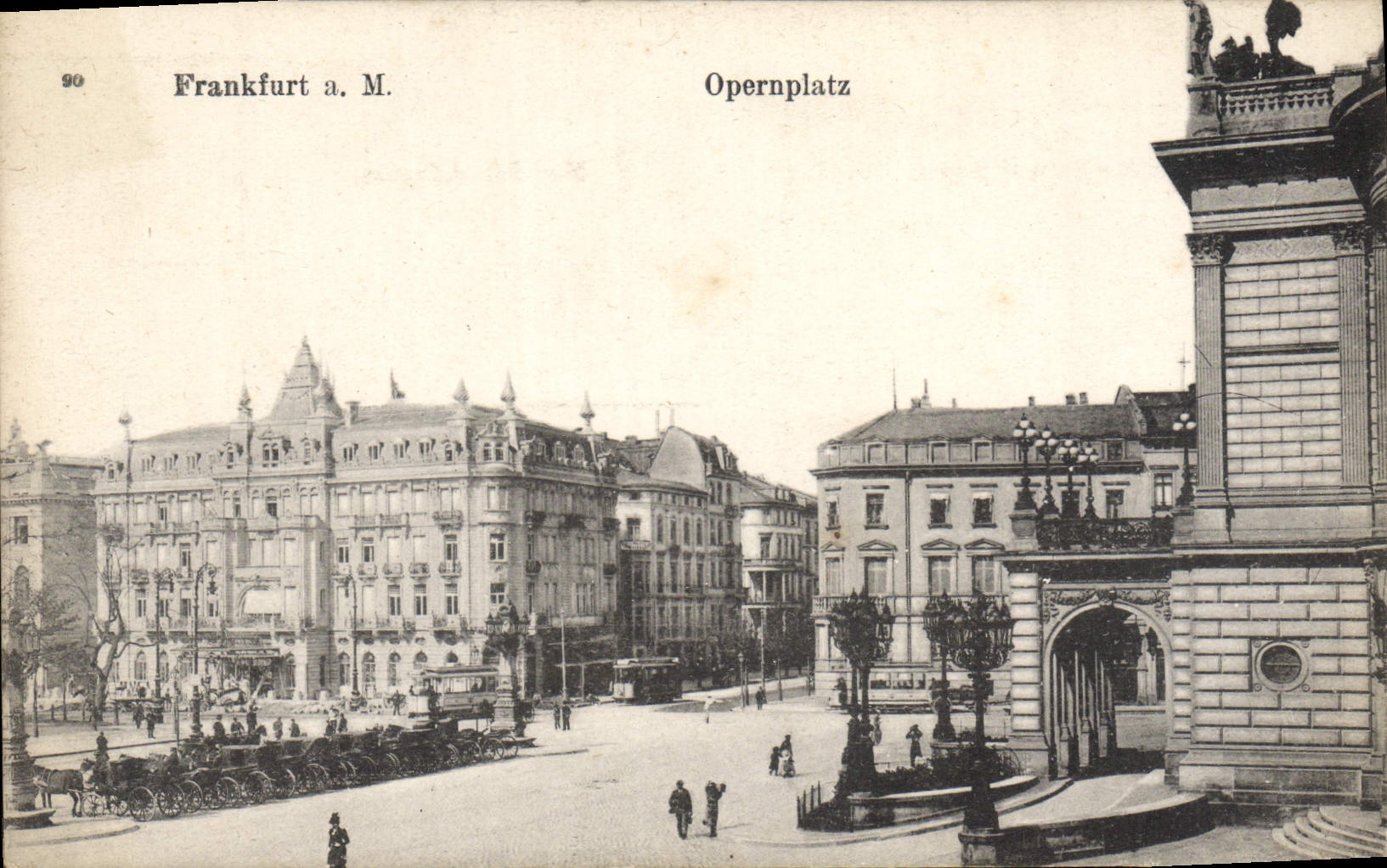 CPA Frankfurt a M Opernplatz 