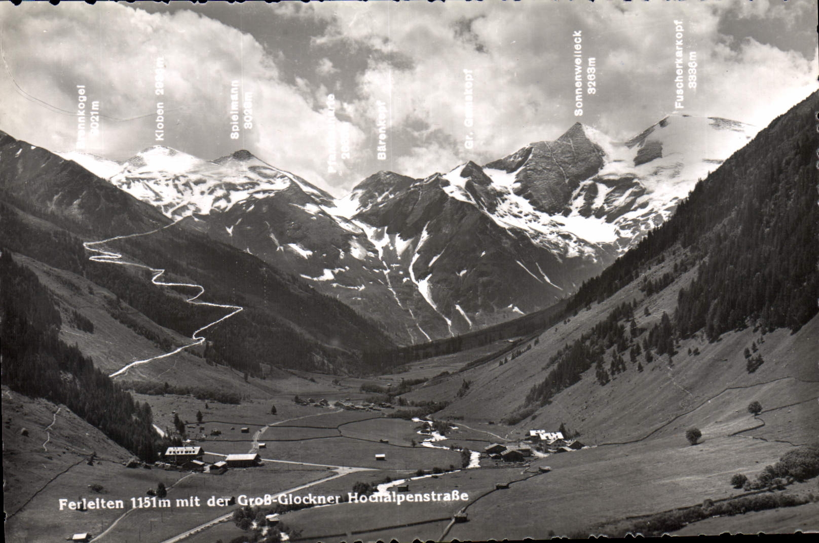 CPA Ferleiten 1151m der Gross Glockner Hocnalprenstrabe 
