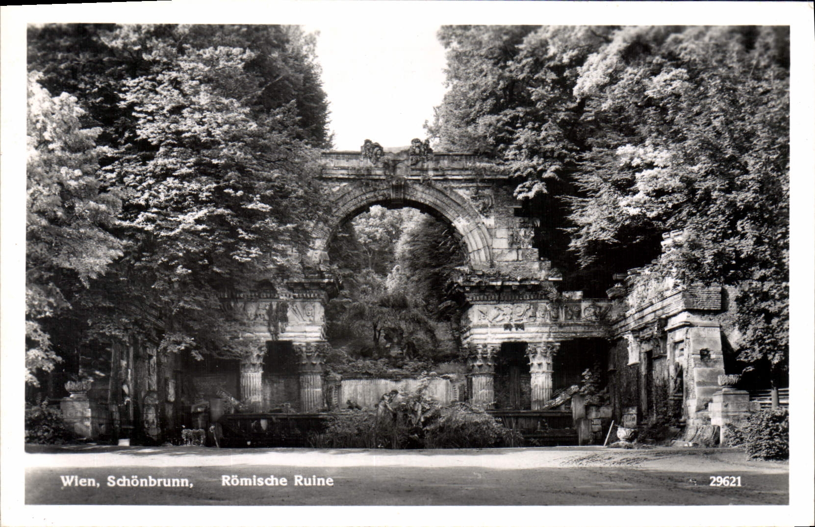 CPA Wien Schonbrunn Romische Ruine 