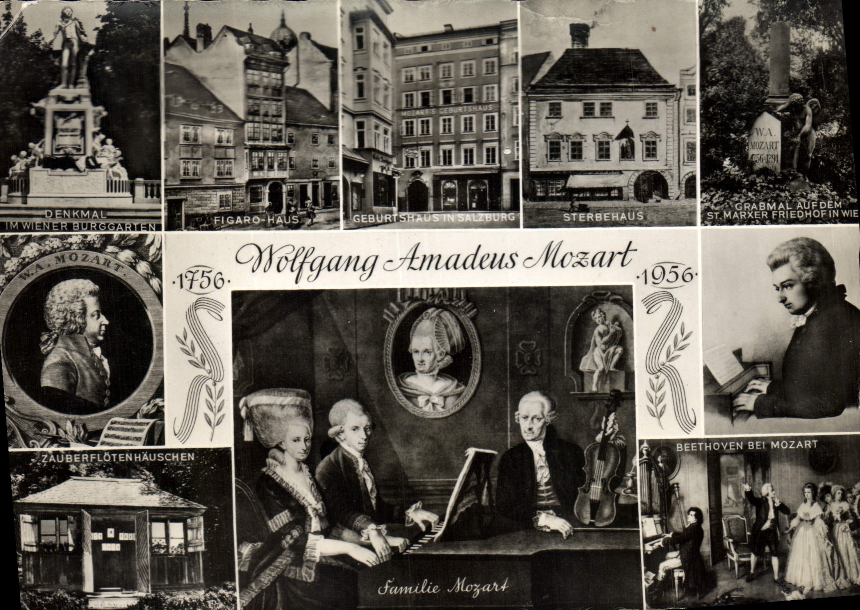 CPA Wolfgang Amadeus Mozart