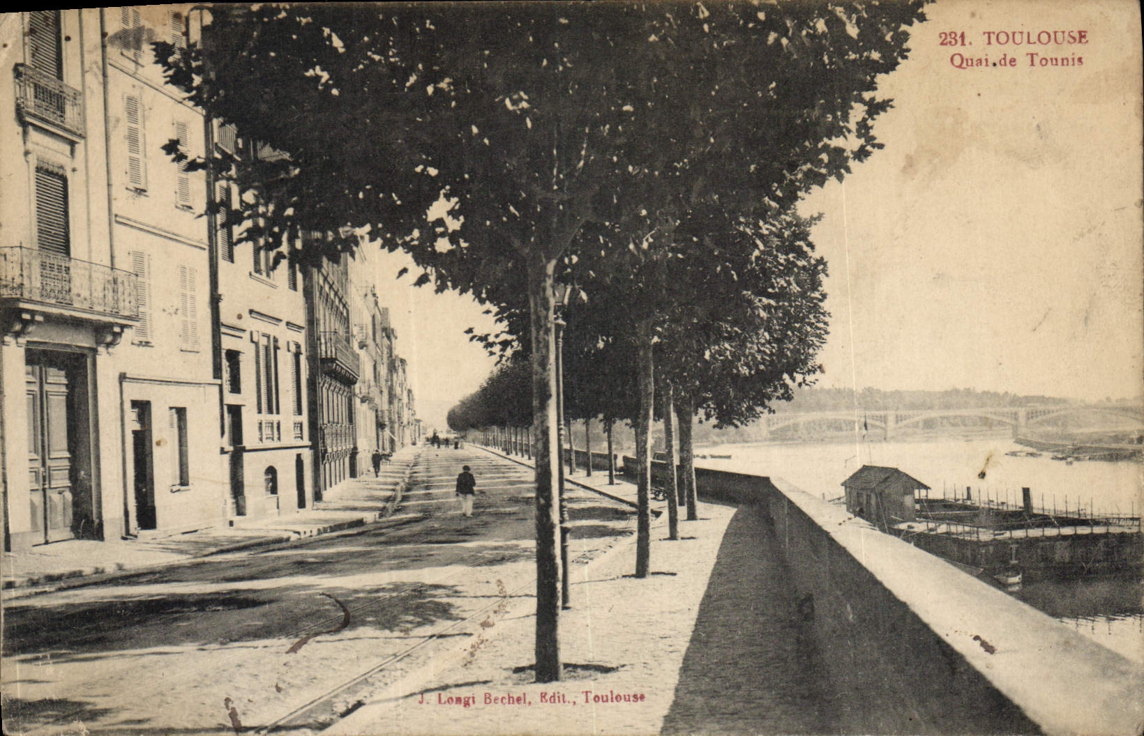 CPA Toulouse Quai de Tounis 