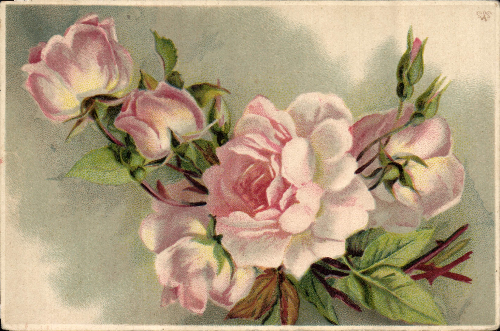 CPA Fantaisie Fleurs