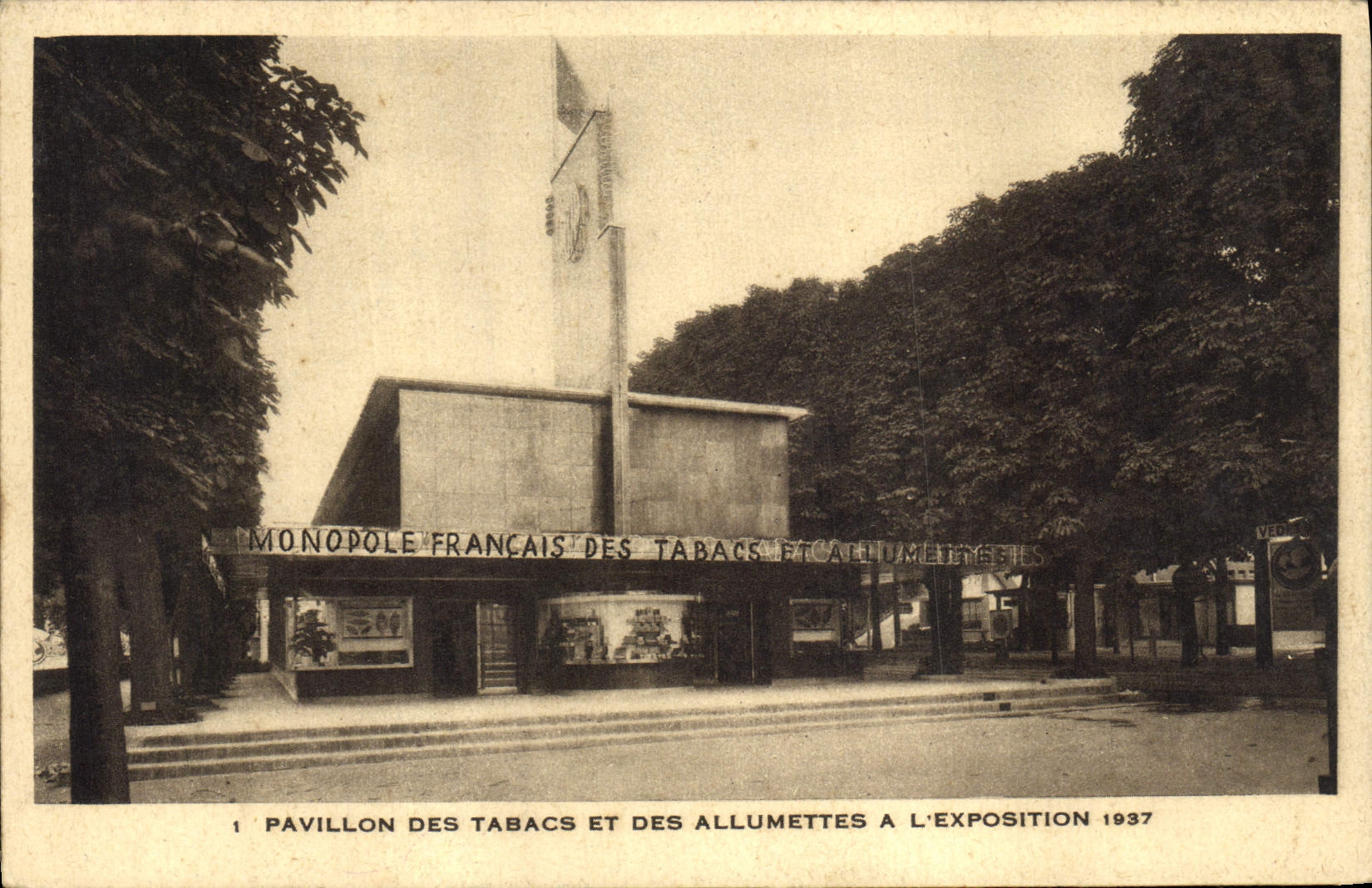CPA Pavillon des Tabacs et des Allumettes a l'Exposition 1937