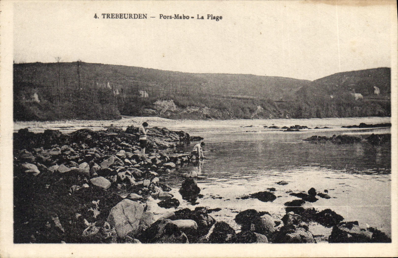 CPA Trebeurden Pors Mabo La Plage 