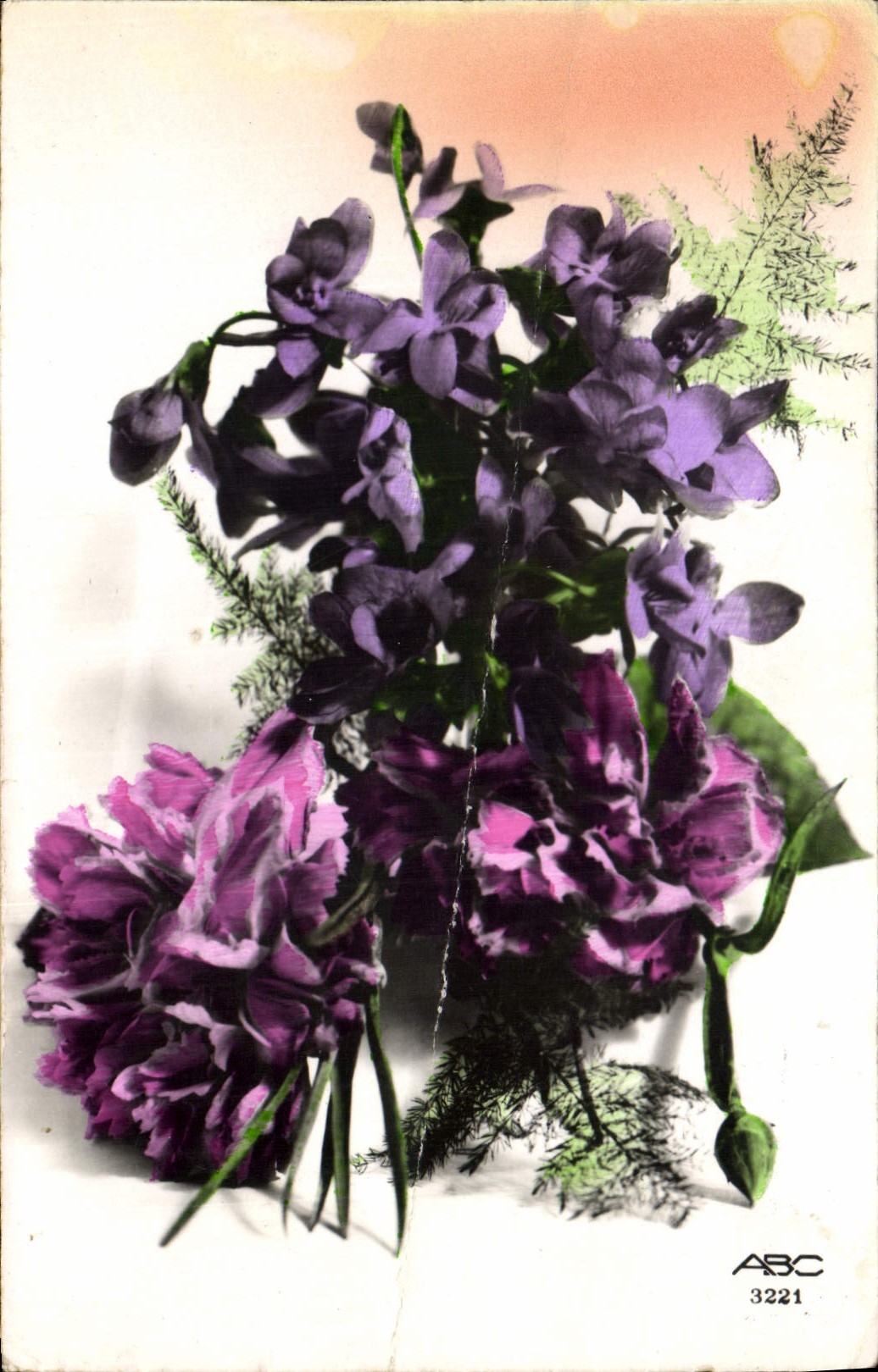 CPA Fantaisie Fleurs