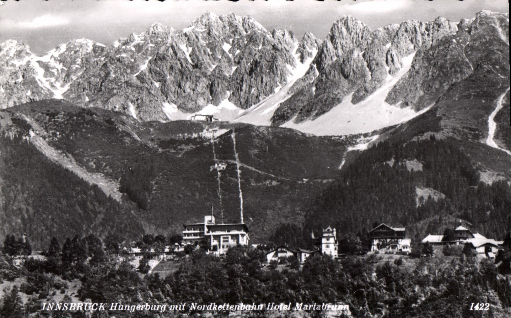 CPM Innsbruck Hungerburg mit Nordkettenbahn Hotel Mariabrunn 