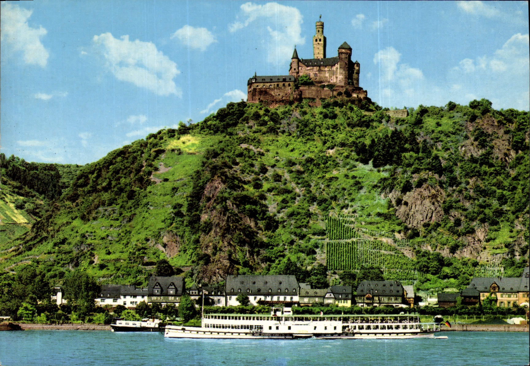 CPM  Die Marksburg bei Braubach am Rhein