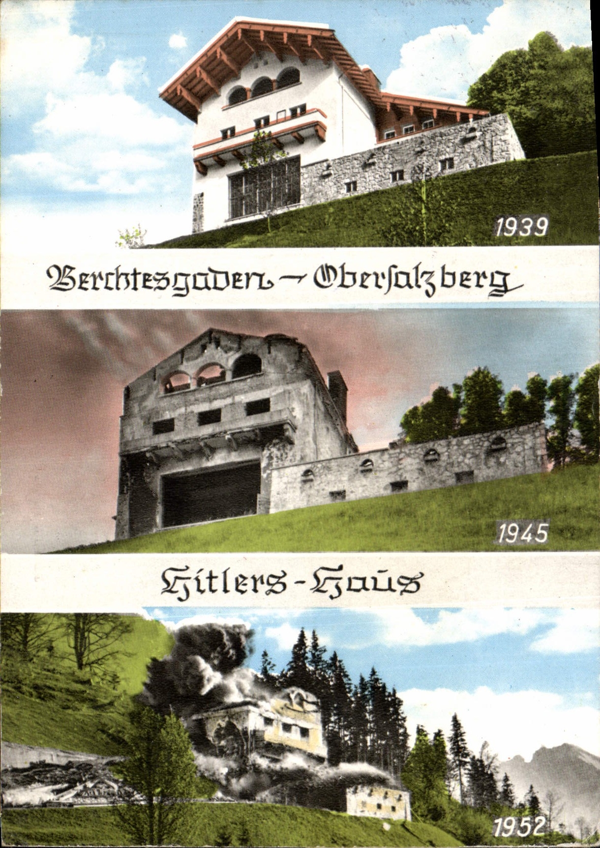 CPM  Berchtesgoden Oberfalzberg Adolf Hilter