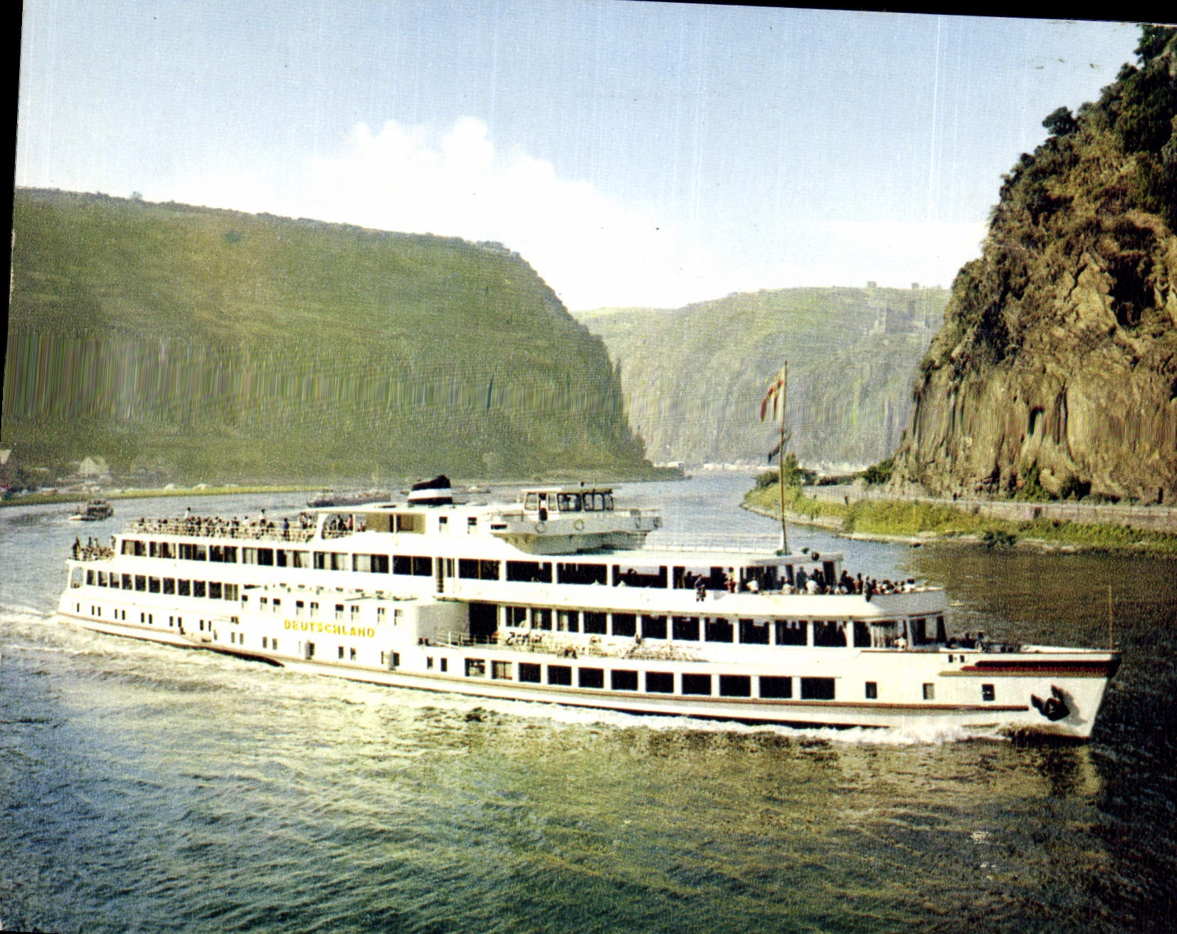 CPM  MS Deutschland Koin Dusseldorfer Rheindampfschiffahrt Bateau