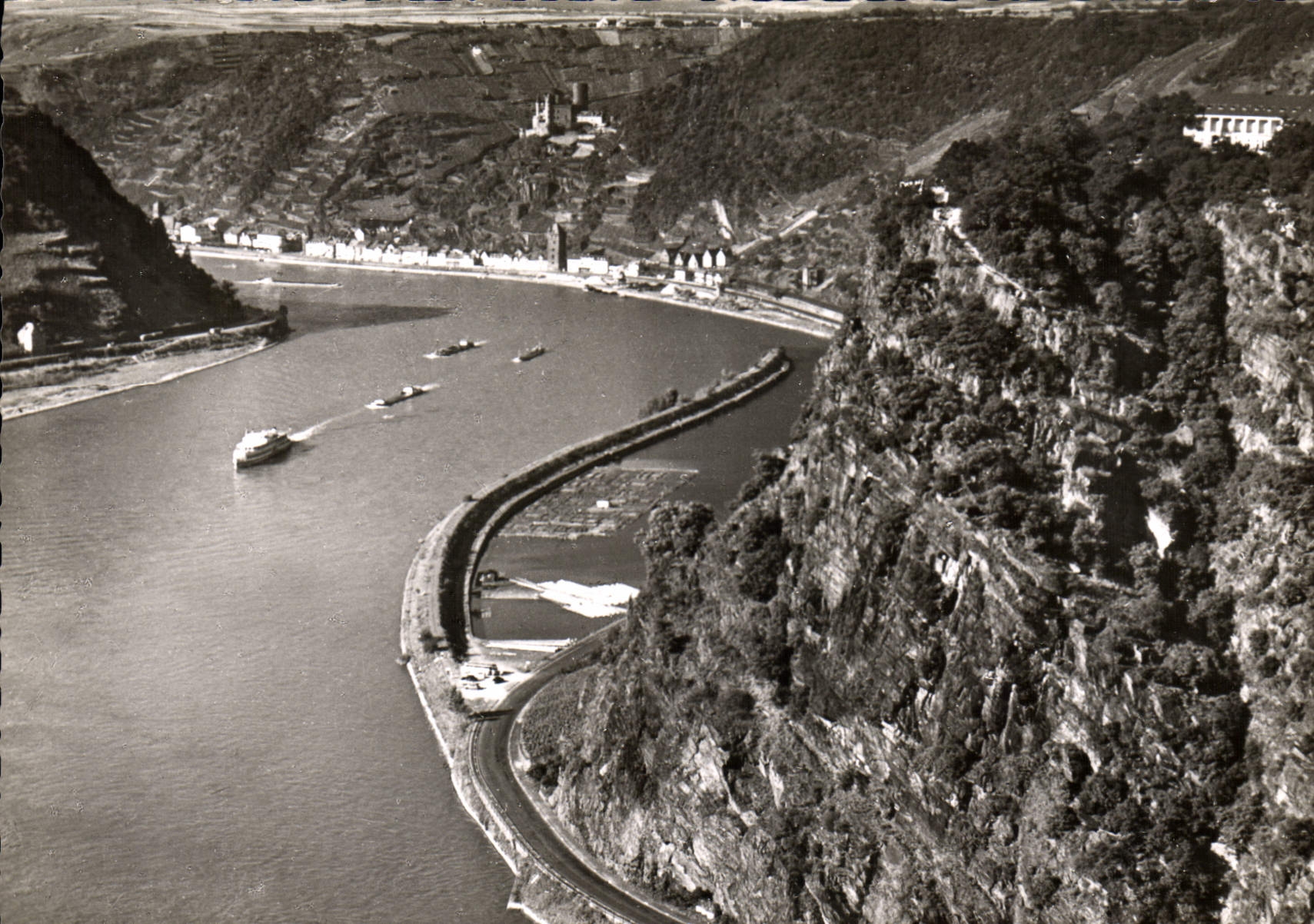 CPM Der Rhein St Goarshousen u Burg Katz