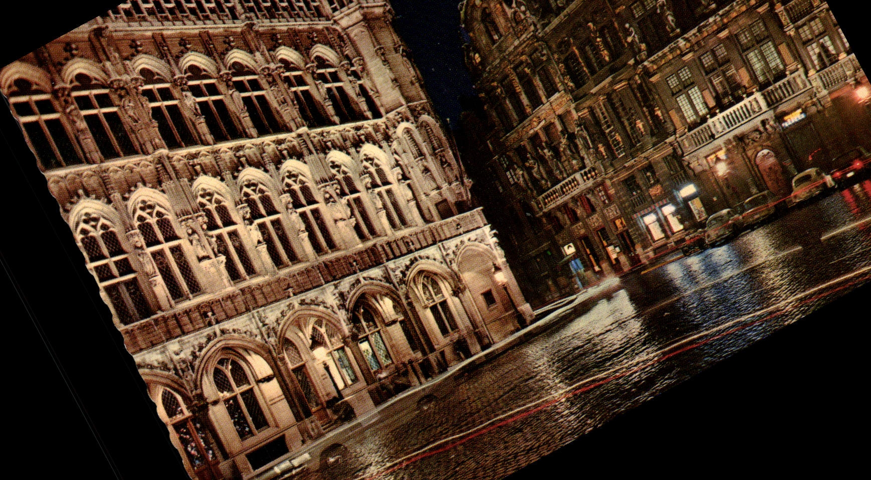 CPM Bruxelles Grand'Place la nuit