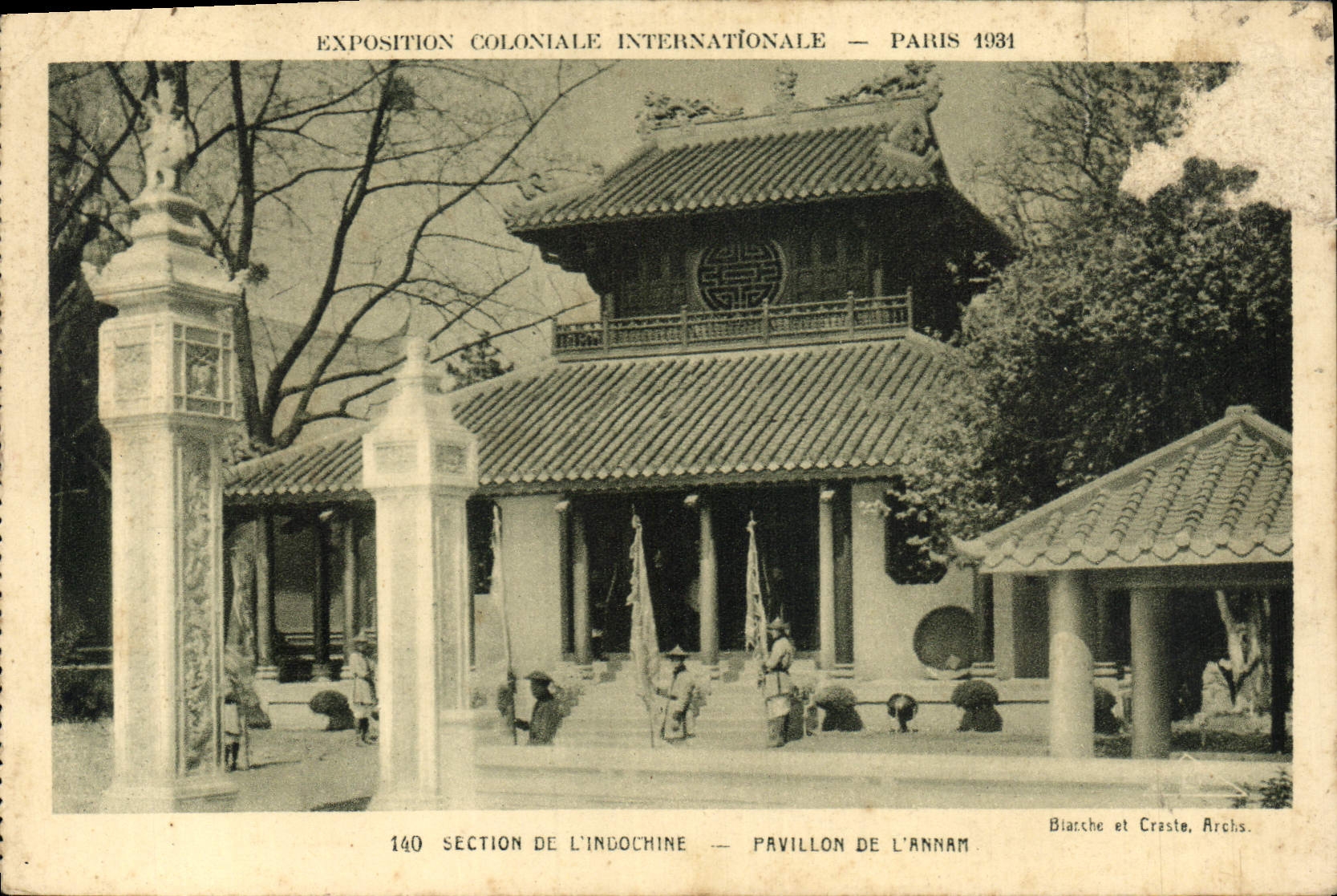 CPA Section de L'Indochine Pavillon de L'Annam Paris