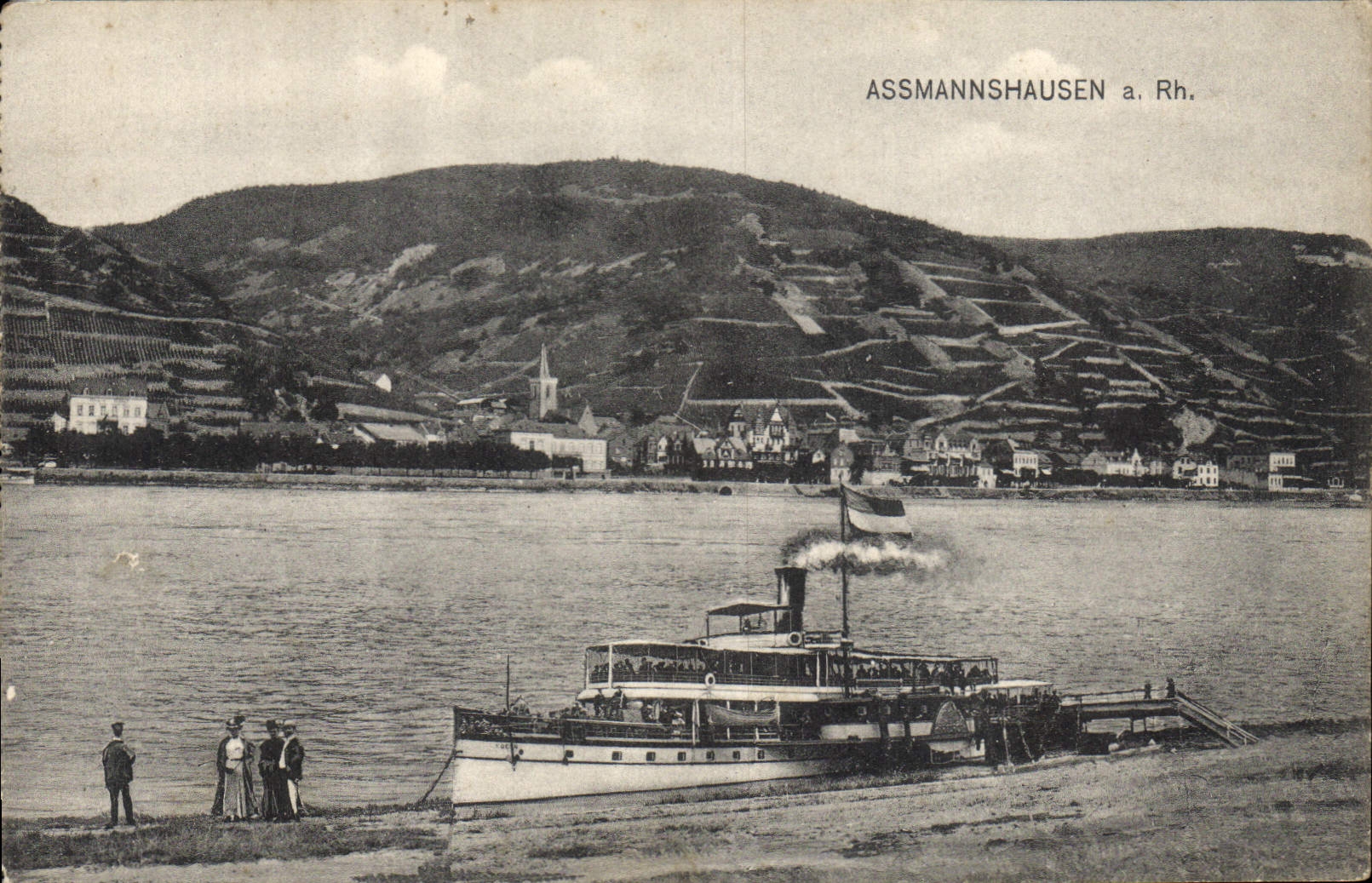 CPA Assmanshausen a Rh Bateau