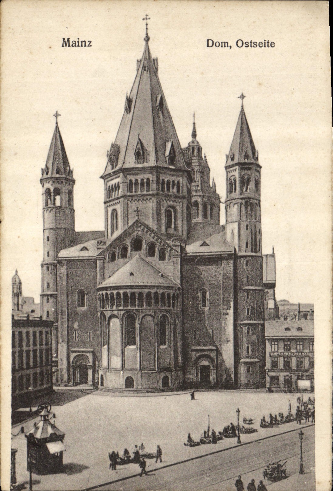 CPA Mainz Dom  Ostseite 