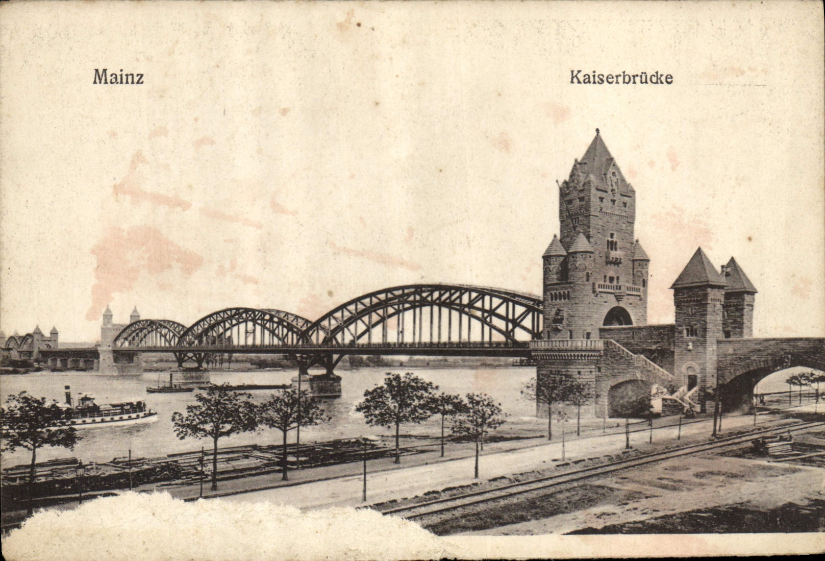 CPA Mainz Kaiserbrucke 