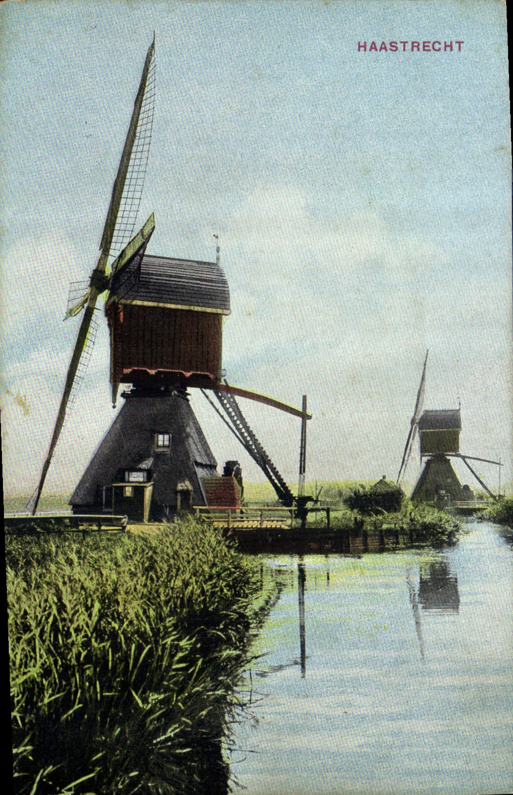 CPA Haastrecht Moulin a vent
