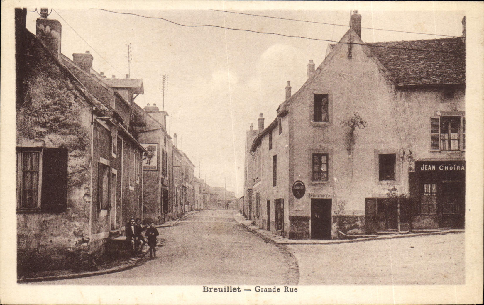CPA Breuillet Grande Rue 