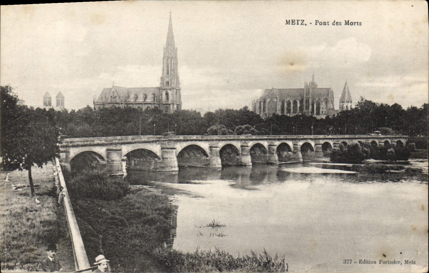 CPA Metz Pont des Morts 