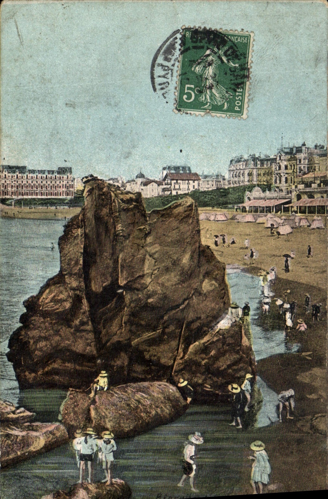 CPA Biarritz Grande plage
