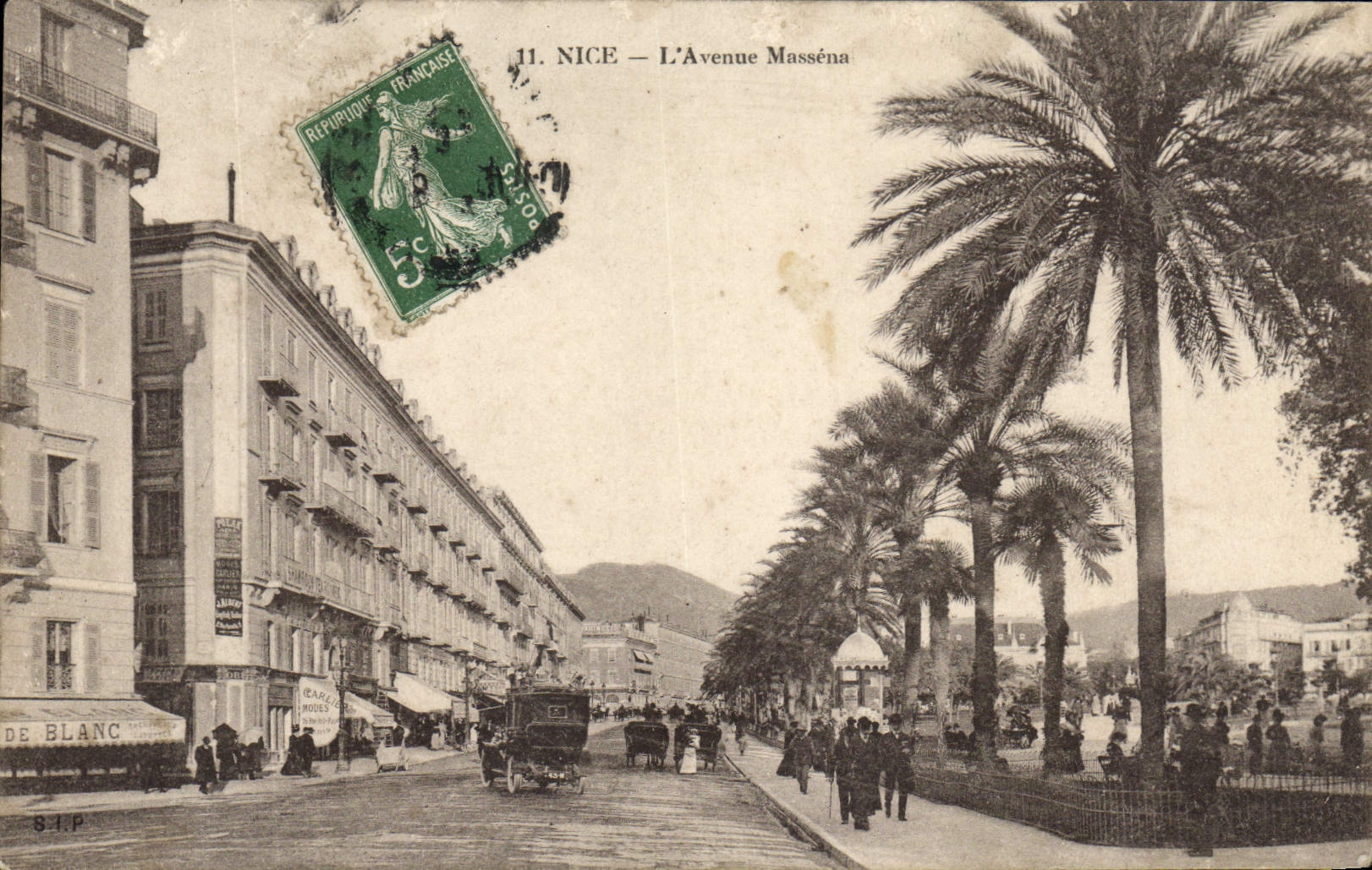 CPA Nice L'Avenue Massena 