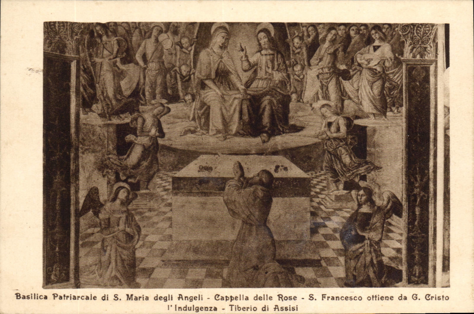 CPA Basilica Patriarcale di S Maria degli Angeli Cappella delle Rose 