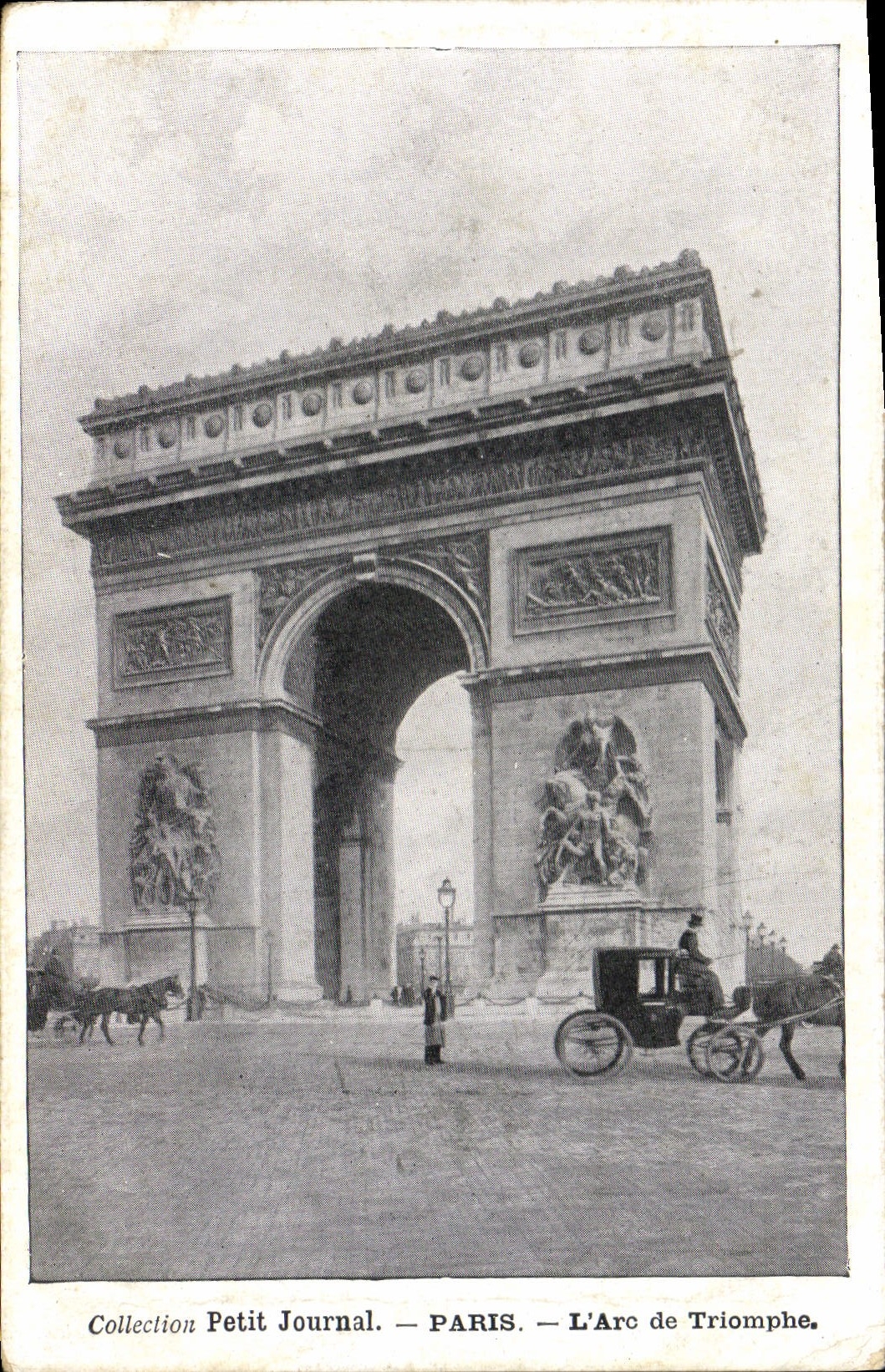 CPA Paris L'Arc de Triomphe