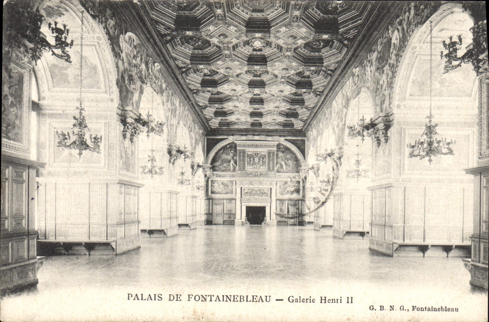 CPA Palais de Fontainebleau Galerie Henri II