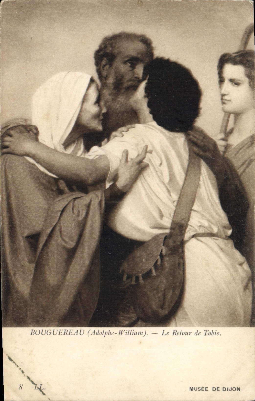 CPA Bougueraeau Adolphe William Le Retour de Tobie 