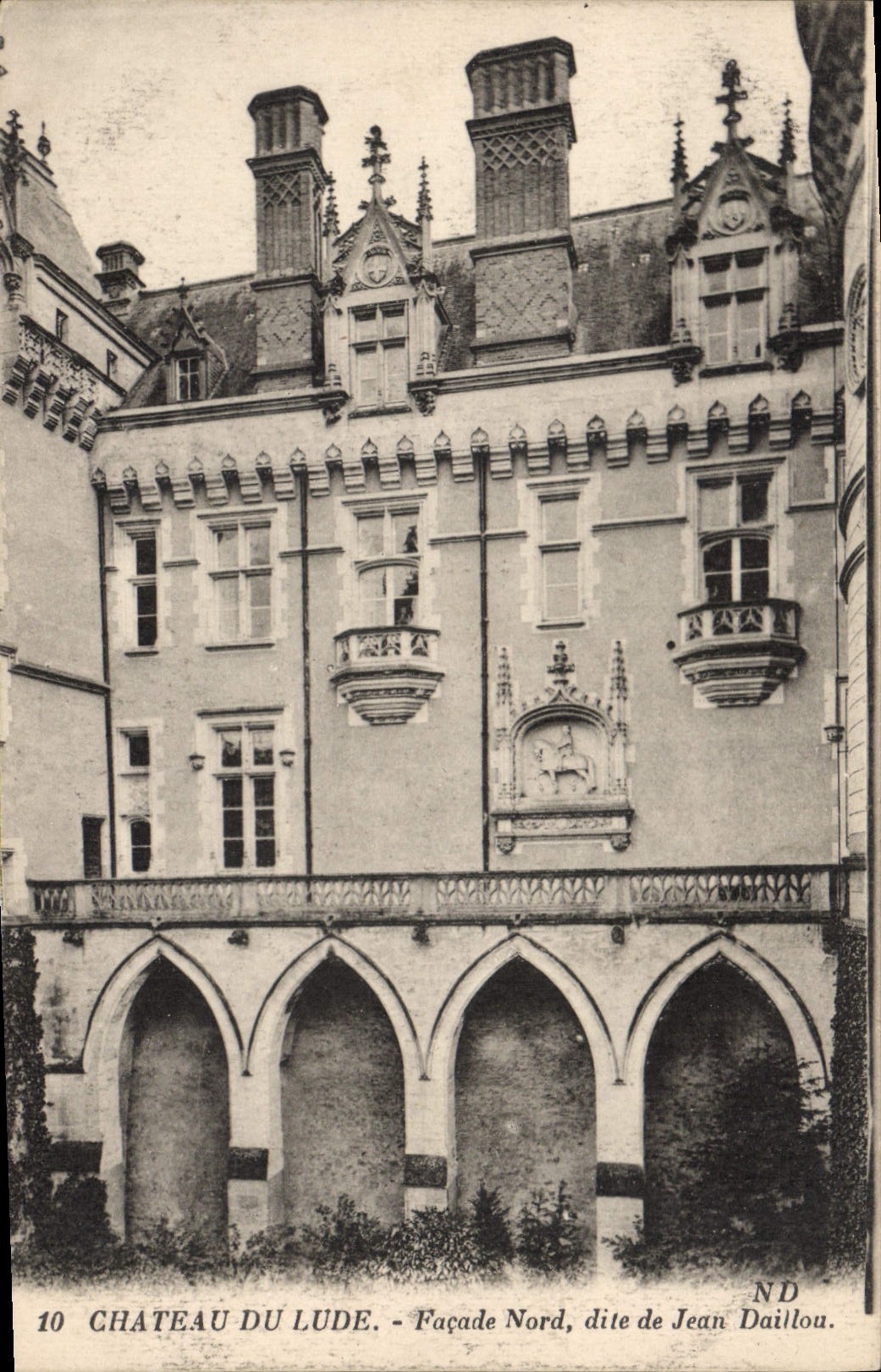CPA Chateau du Lude Facade Nord dite de Jean Daillou