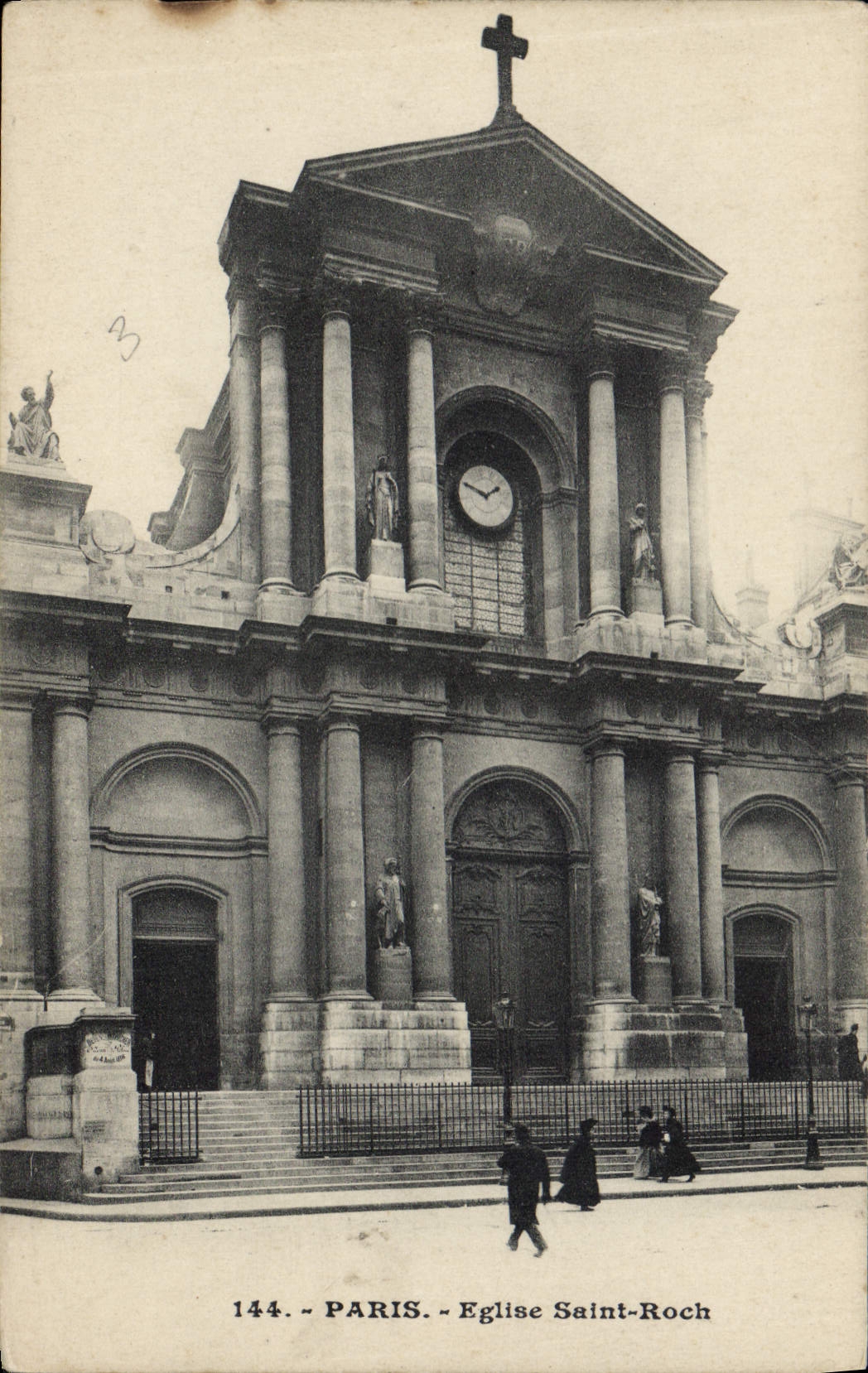 CPA Paris Eglise Saint Roch