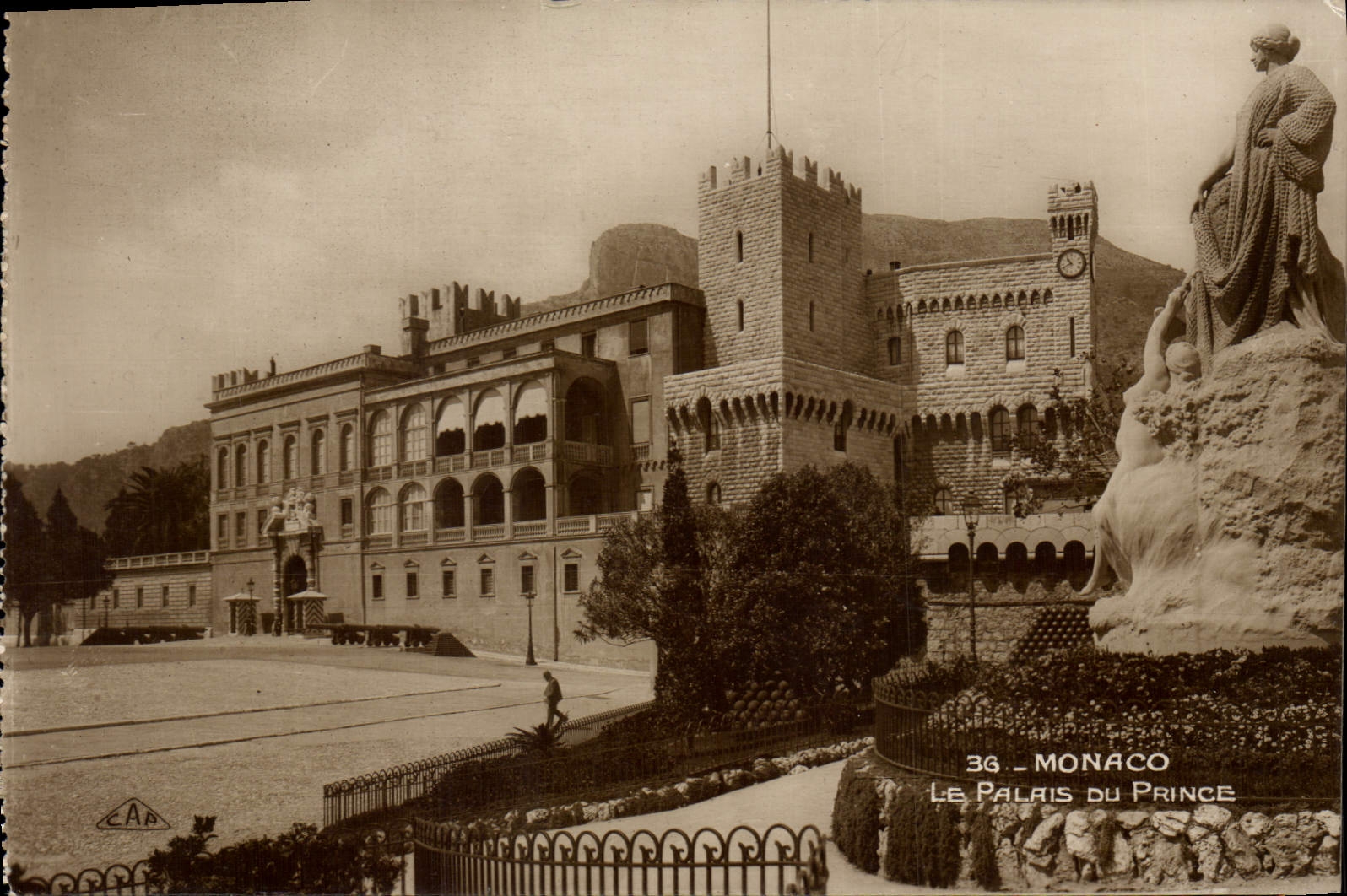 CPA Monaco Le Palais du Prince 