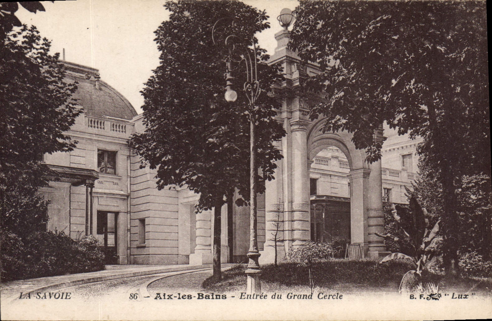 CPA La Savoie Aix les Bains Entree du Grand Cercle 
