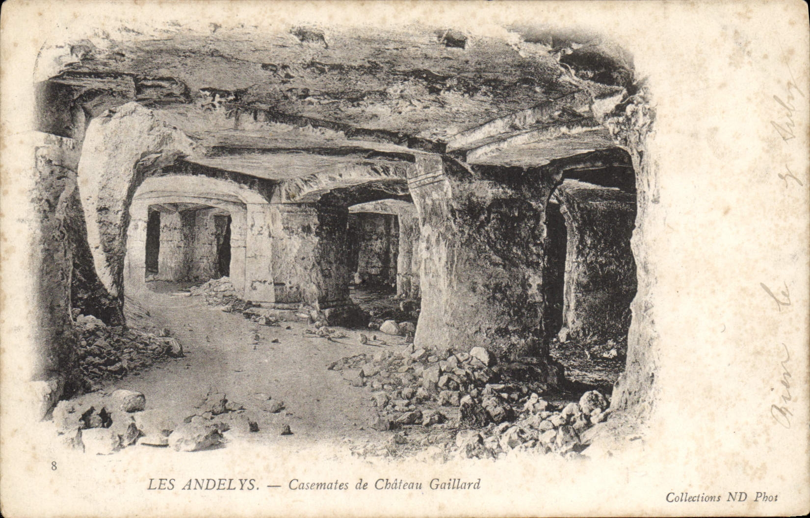 CPA Les Andelys Casemates de Chateau Gaillard
