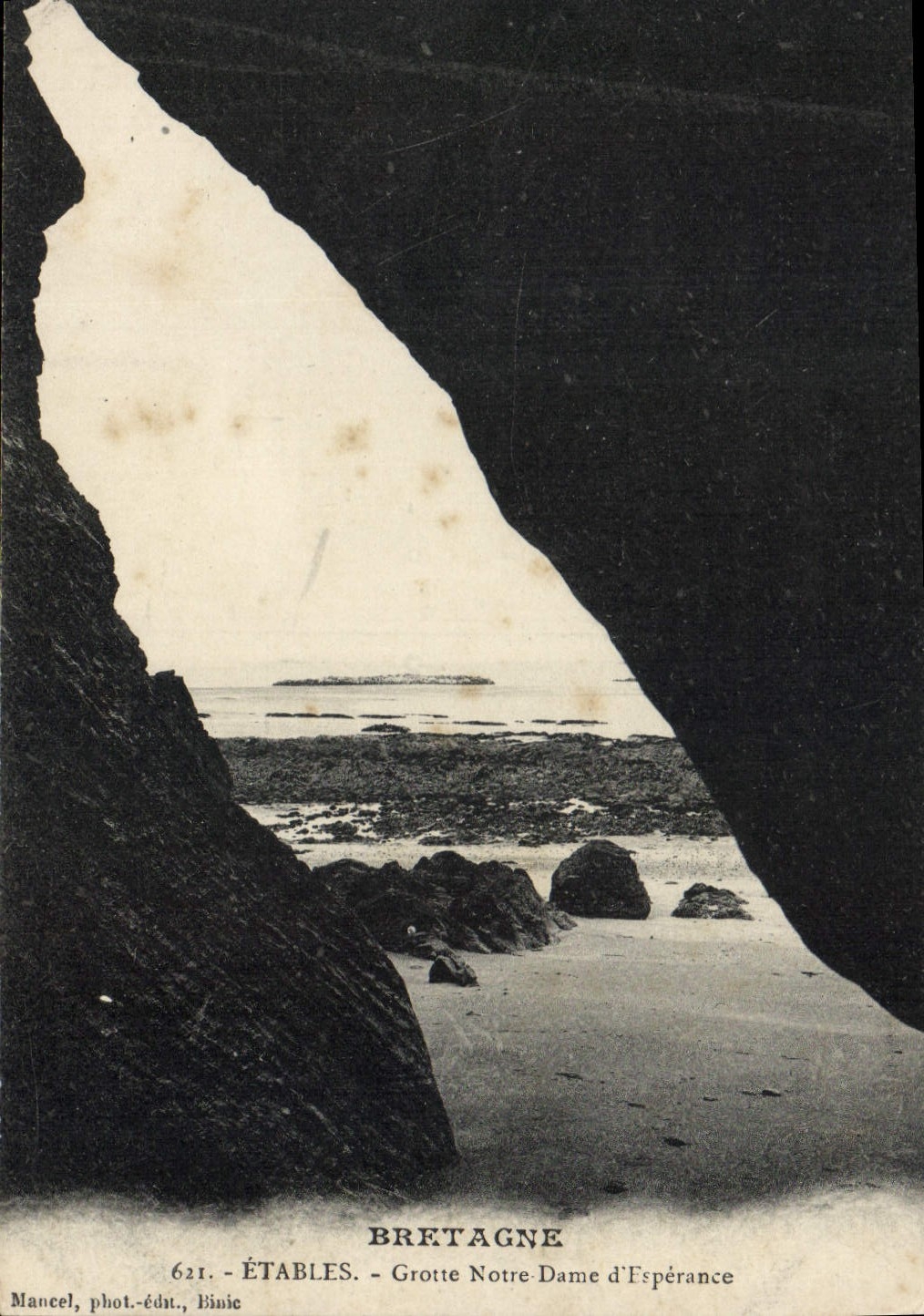 CPA Bretagne Etables Grotte Notre Dame d'Esperance