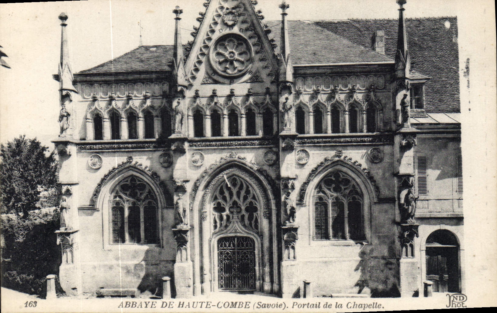 CPA Abbaye de Haute Combe Savoie Portail de la Chapelle 