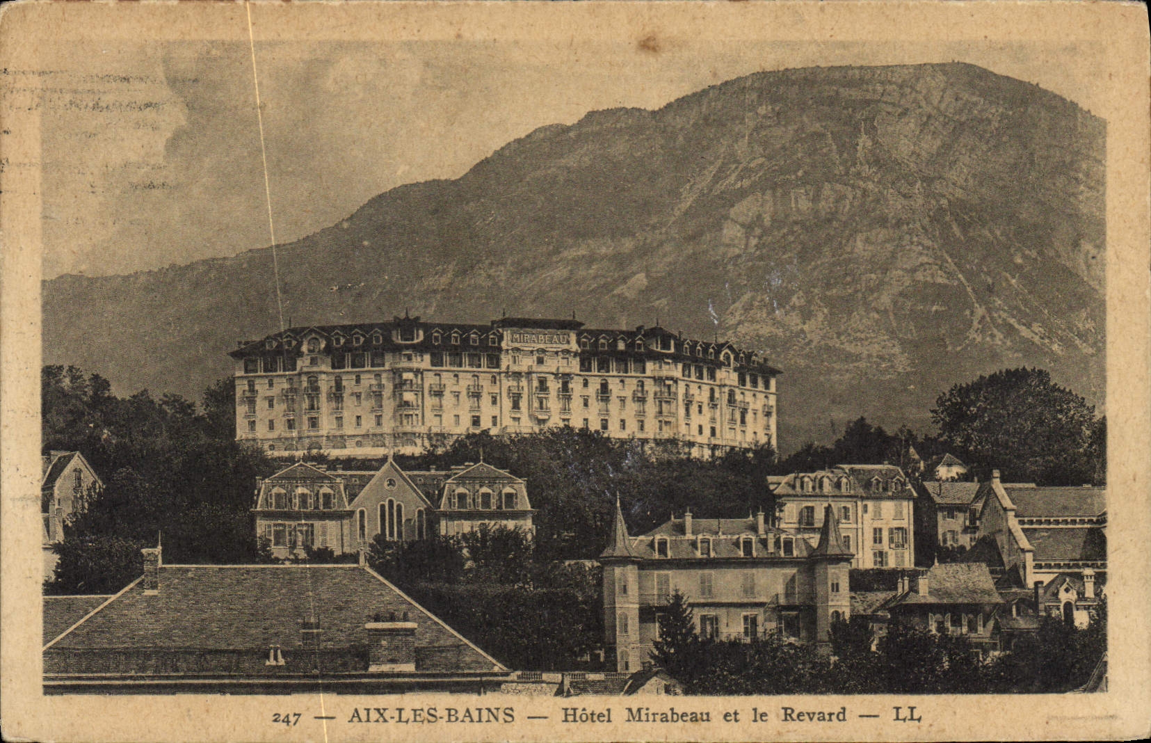 CPA Aix Les Bains Hotel Mirabeau et le Revard 