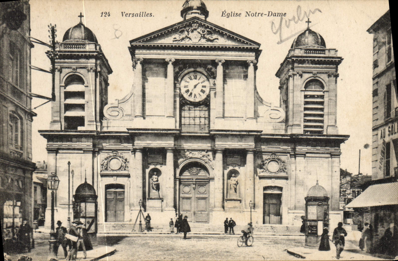 CPA Versailles Eglise Notre Dame 