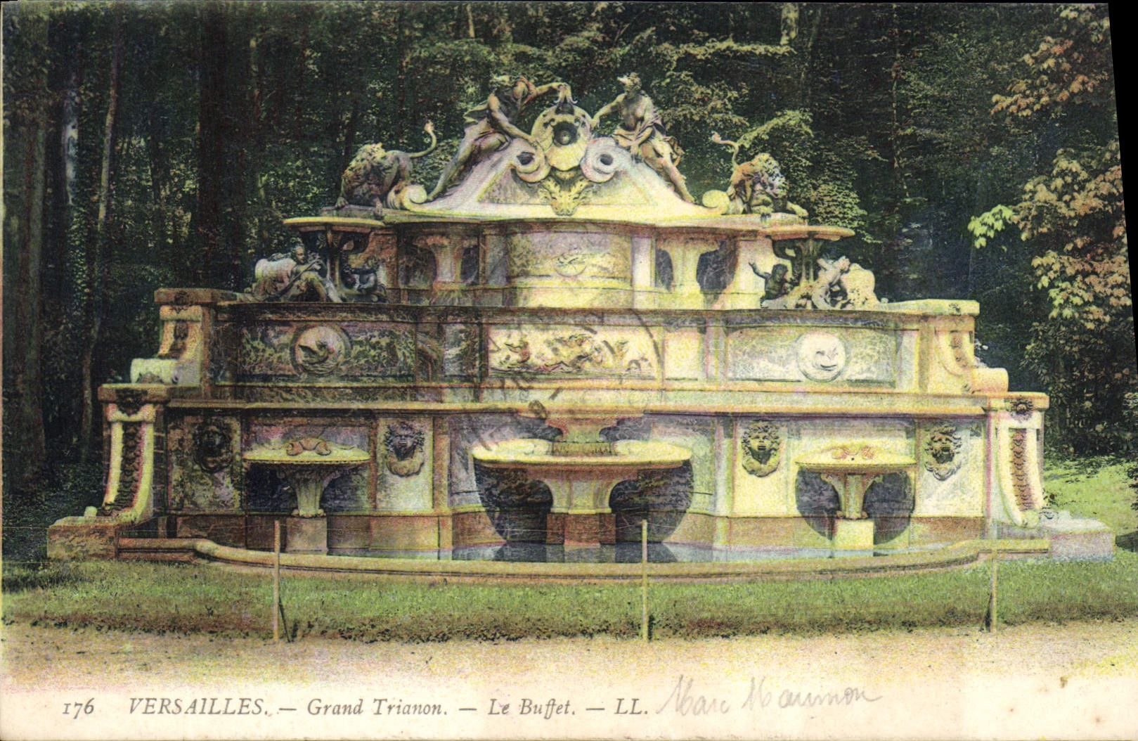 CPA Versailles Grand Trianon Le Buffet 