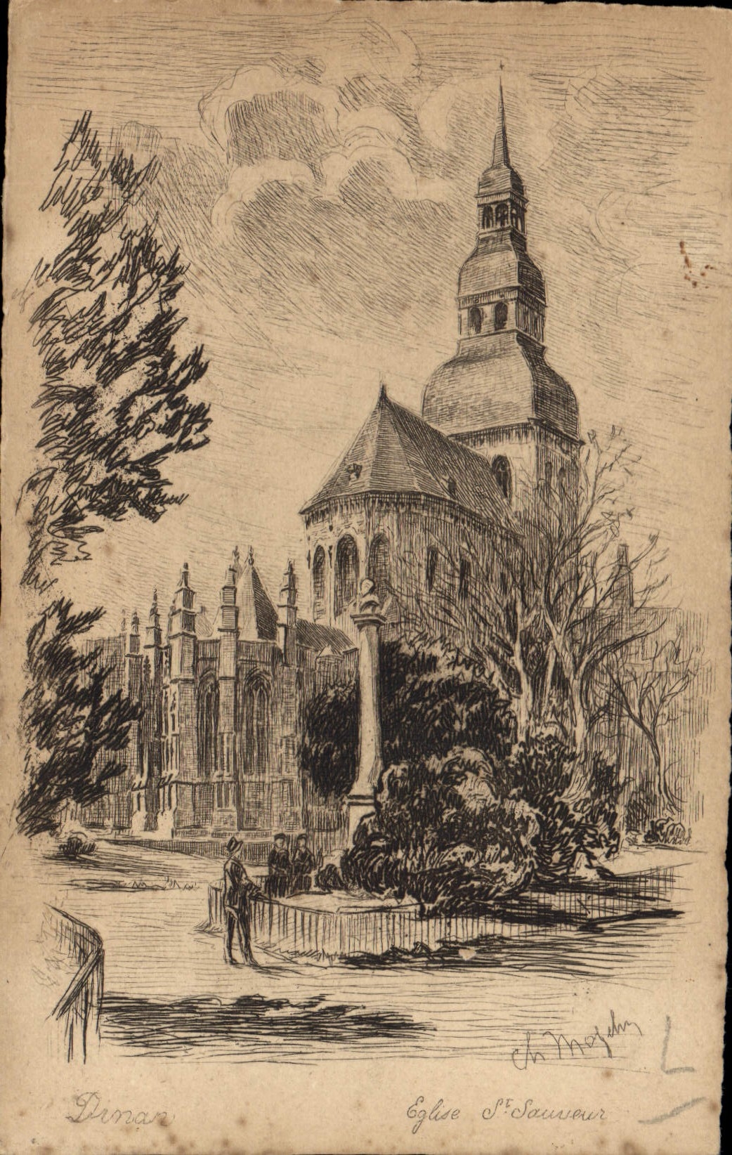 CPA Eglise St Sauveur