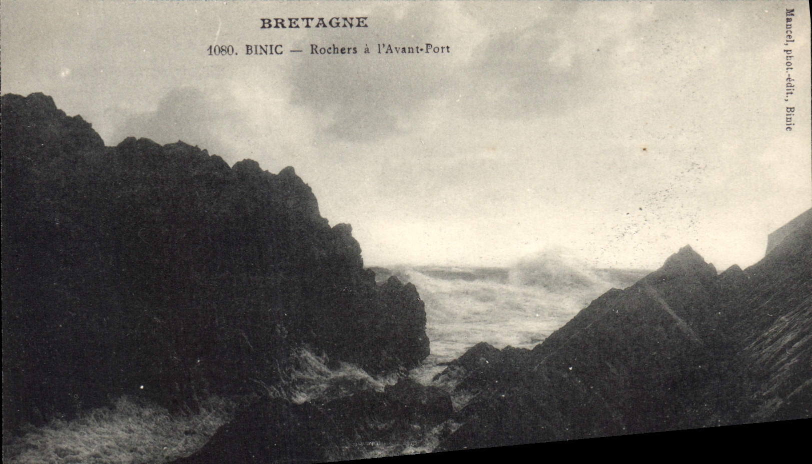 CPA Bretagne Binic Rochers l'Avant Port 
