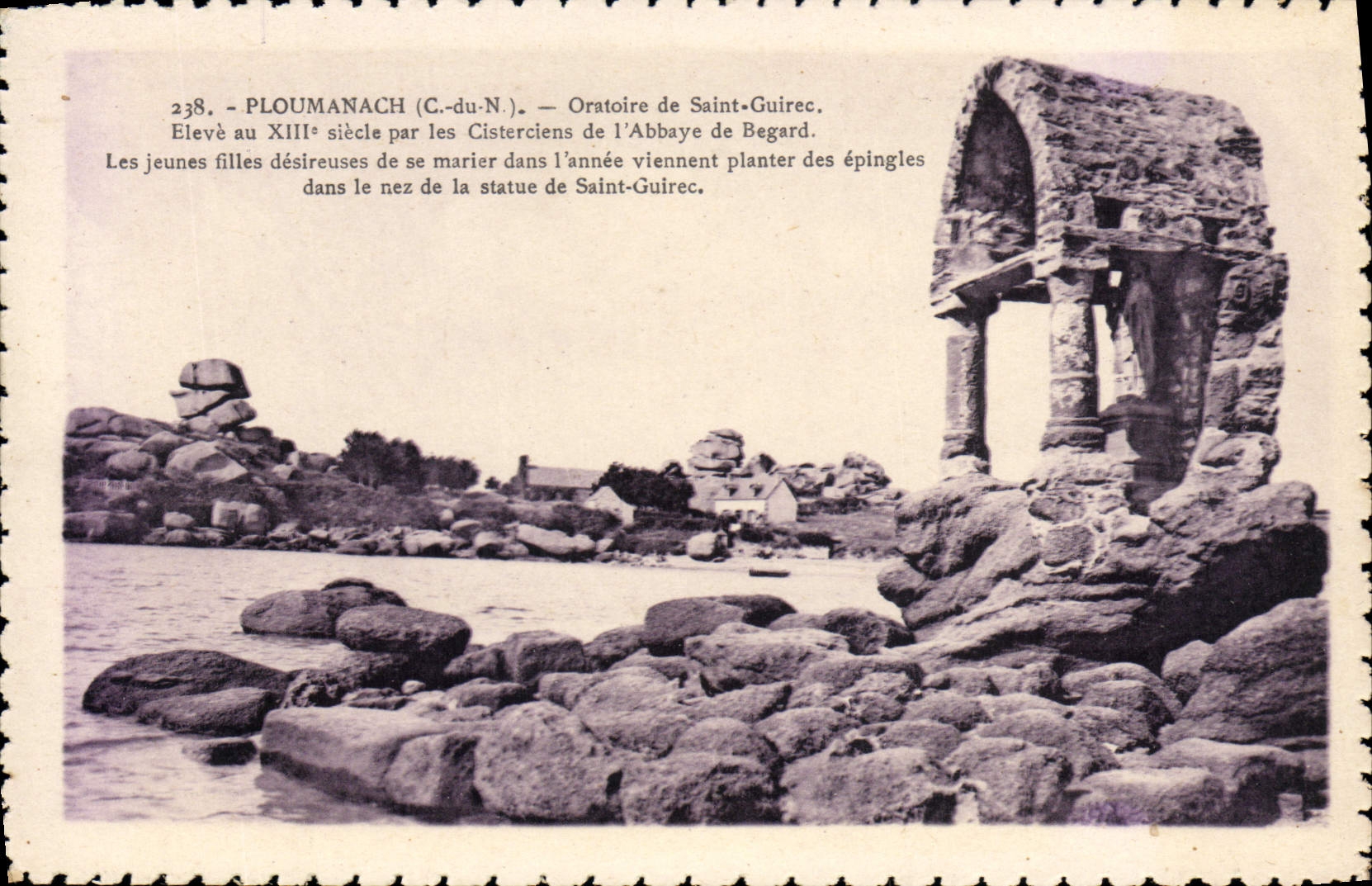 CPA Ploumanach Oratoire de Saint Guirec