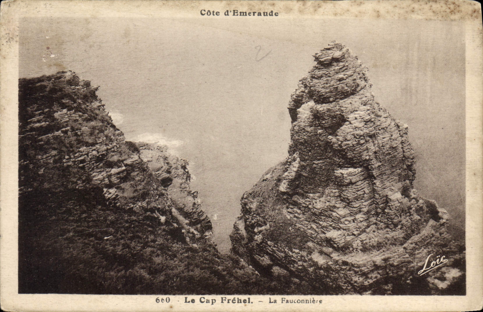 CPA Cote d'Emeraude Le Cap Frehel La Fauconniere