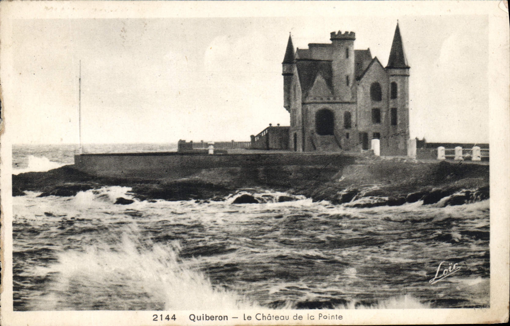 CPA Quiberon Le Chateau de la Pointe 