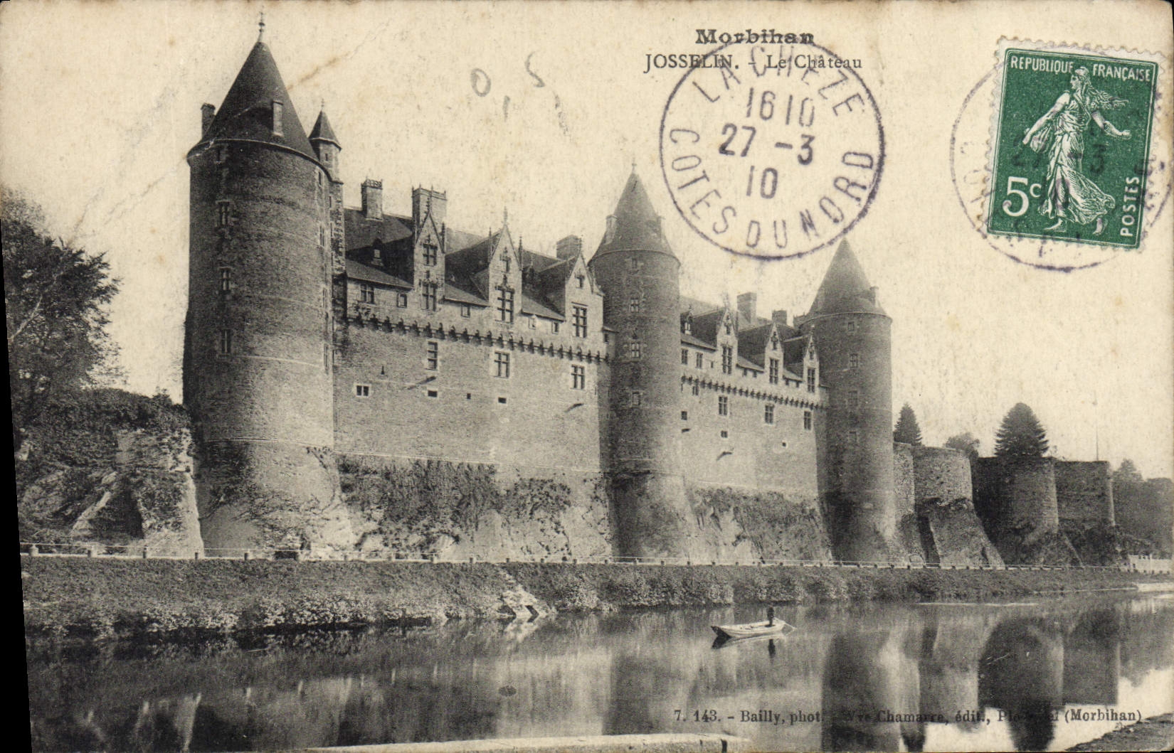 CPA Josselin Le Chateau 